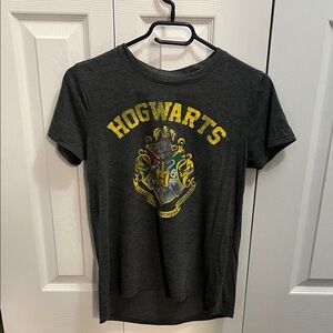 Warner Bros. Hogwarts Kids T-Shirt - Dark Gray and Yellow